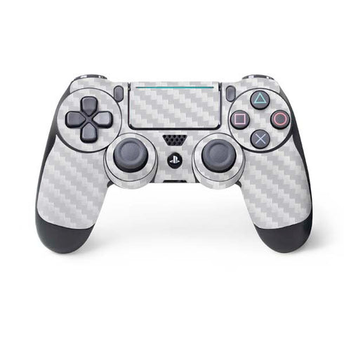 White Carbon Fiber Specialty Texture Material PS4 Pro/Slim Controller Skin
