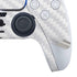 White Carbon Fiber Specialty Texture Material PS5 Controller Skin