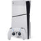 White Carbon Fiber Specialty Texture Material PS5 Slim Disk Bundle Skin