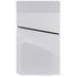 White Carbon Fiber Specialty Texture Material PS5 Slim Disk Bundle Skin