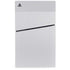 White Carbon Fiber Specialty Texture Material PS5 Slim Disk Console Skin