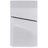 White Carbon Fiber Specialty Texture Material PS5 Slim Disk Console Skin