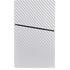 White Carbon Fiber Specialty Texture Material PS5 Slim Digital Edition Console Skin