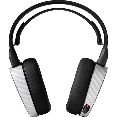 White Carbon Fiber Specialty Texture Material SteelSeries Arctis 5 Skin