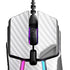 White Carbon Fiber Specialty Texture Material SteelSeries Rival 600 Gaming Mouse Skin
