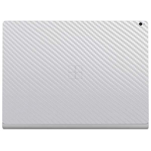 White Carbon Fiber Specialty Texture Material Surface Book 2 15in Skin
