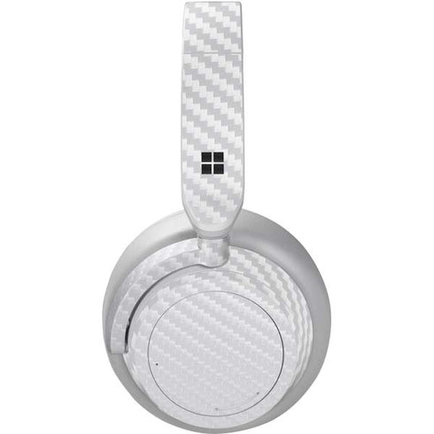 White Carbon Fiber Specialty Texture Material Surface Headphones Skin
