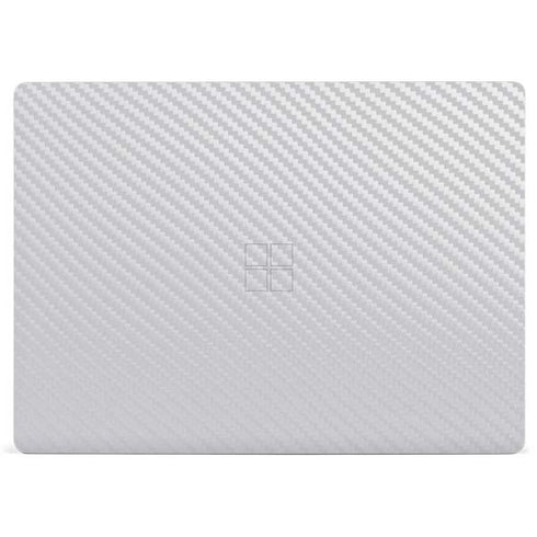 White Carbon Fiber Specialty Texture Material Surface Laptop 2 Skin