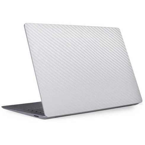 White Carbon Fiber Specialty Texture Material Surface Laptop 3 13.5in Skin