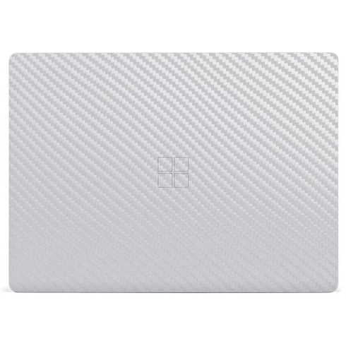 White Carbon Fiber Specialty Texture Material Surface Laptop 3 13.5in Skin