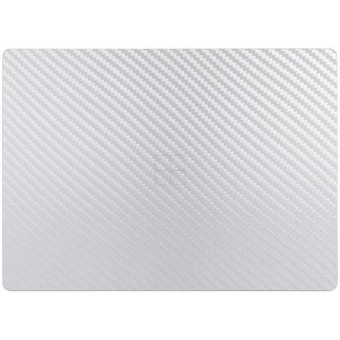 White Carbon Fiber Specialty Texture Material Surface Laptop 4 15in Skin