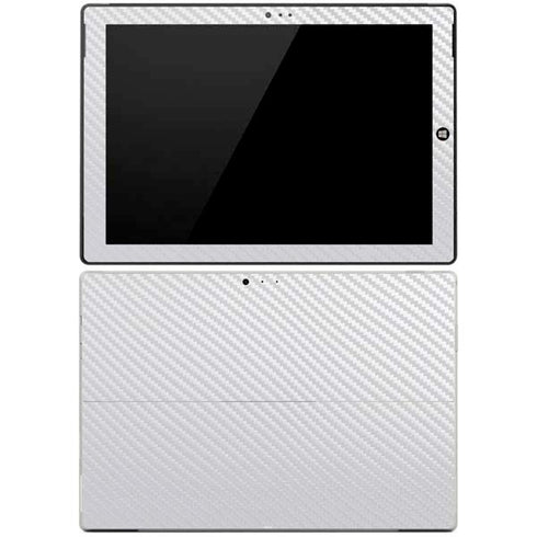 White Carbon Fiber Specialty Texture Material Surface Pro 3 Skin