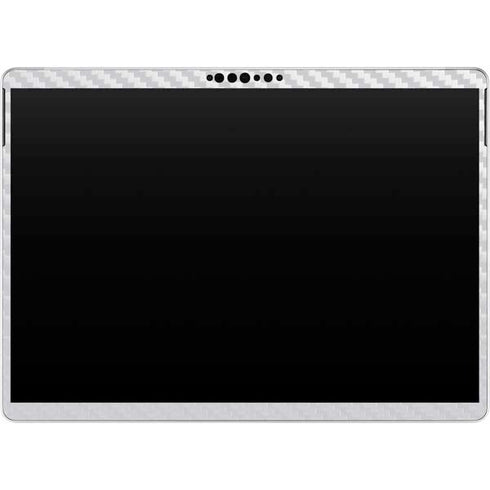 White Carbon Fiber Specialty Texture Material Surface Pro 9 Skin