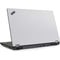 White Carbon Fiber Specialty Texture Material Lenovo ThinkPad Skin