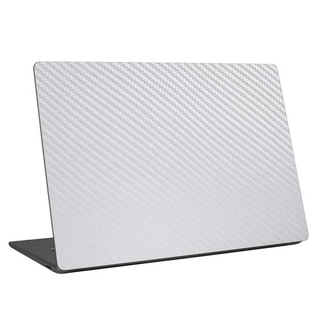 White Carbon Fiber Specialty Texture Material Universal Laptop 14in (11.4 x 8.2in) Skin