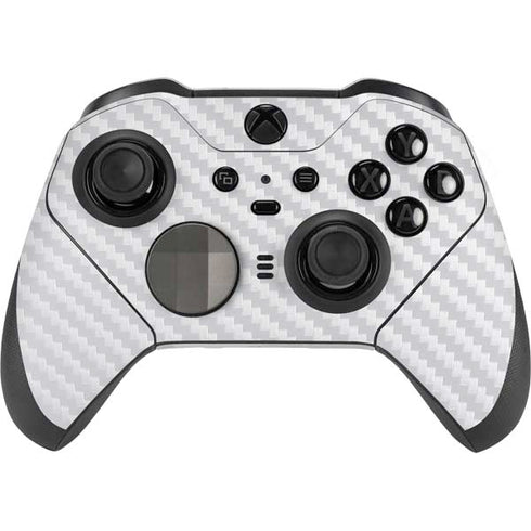 White Carbon Fiber Specialty Texture Material Xbox Elite Wireless Controller Series 2 Skin