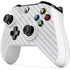 White Carbon Fiber Specialty Texture Material Xbox One S Controller Skin