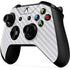 White Carbon Fiber Specialty Texture Material Xbox One X Controller Skin