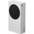 White Carbon Fiber Specialty Texture Material Xbox Series S Console Skin