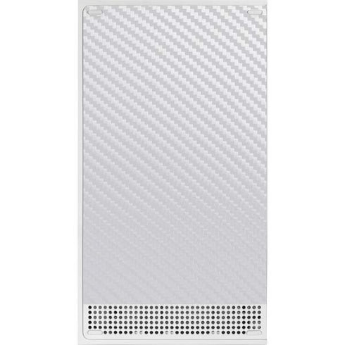 White Carbon Fiber Specialty Texture Material Xbox Series S Console Skin