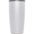 White Carbon Fiber Specialty Texture Material Yeti 20oz Tumbler Skin