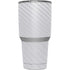 White Carbon Fiber Specialty Texture Material Yeti 30oz Rambler Tumbler Skin