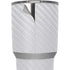 White Carbon Fiber Specialty Texture Material Yeti 30oz Rambler Tumbler Skin
