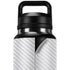 White Carbon Fiber Specialty Texture Material YETI Rambler 36oz Bottle Skin