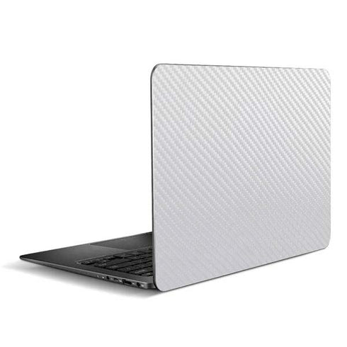 White Carbon Fiber Specialty Texture Material Zenbook UX305FA 13.3in Skin