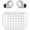 White Grid Amazon Echo Buds Skin