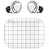 White Grid Amazon Echo Buds Skin