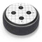 White Grid Amazon Echo Dot Skin