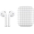 White Grid Apple AirPods 2 Skin