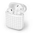 White Grid Apple AirPods 2 Skin