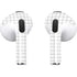 White Grid Apple AirPods (3rd Gen 2021) Skin
