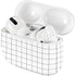 White Grid Apple AirPods Pro Skin