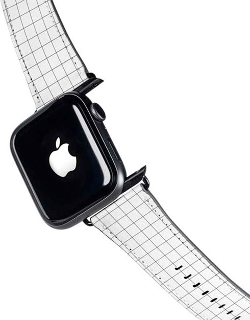 White Grid Apple Watch Band 38-40mm