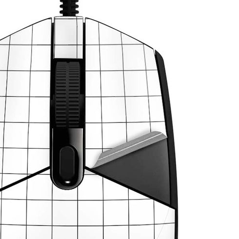 White Grid G203 Prodigy RGB Wired Gaming Mouse Skin