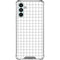 White Grid Galaxy A13 5G Clear Case