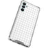 White Grid Galaxy A13 5G Clear Case