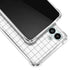 White Grid Galaxy A13 5G Clear Case