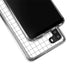 White Grid Galaxy A21 Clear Case