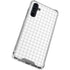 White Grid Galaxy A54 5G Clear Case
