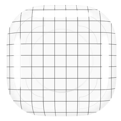 White Grid Galaxy Buds Live Skin