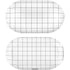 White Grid Galaxy Buds Plus Skin