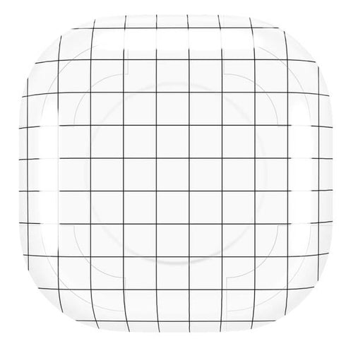 White Grid Galaxy Buds Pro Skin