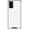 White Grid Galaxy Note20 5G Clear Case