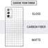 White Grid Galaxy Note20 5G Skin
