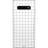 White Grid Galaxy S10 Plus Skin