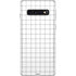 White Grid Galaxy S10 Skin